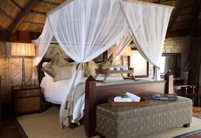 The luxurious bedrooms at Serena Mivumo