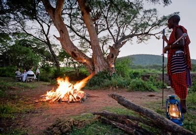 Private outdoor dining experience