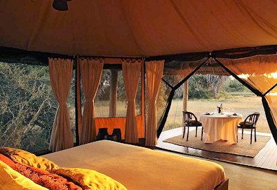 Safari bedrooms and their private views