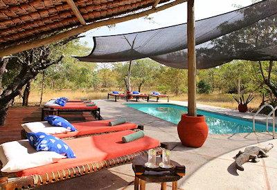 Swimming in the Selous Game Reserve