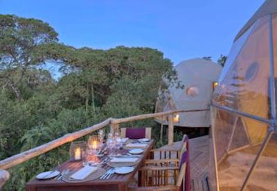 Outdoor dining decks