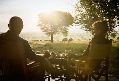 Annual wildebeest migration safari