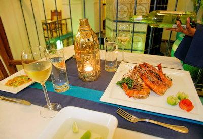 The amazing in-house restaurant