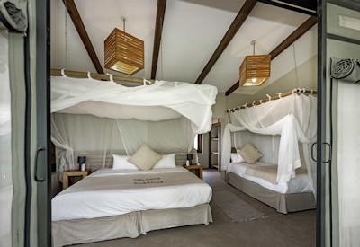 Spacious and luxurious safari suites