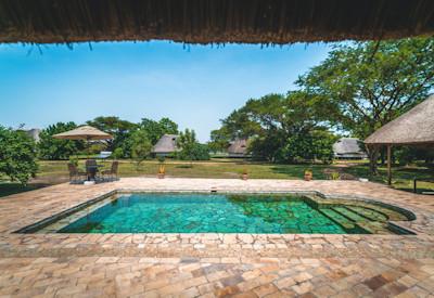 Refreshing swimming pool