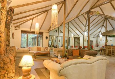 main lodge area houses a lounge