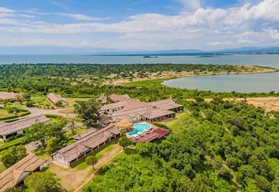 Mweya Lodge, a Uganda safari lodge