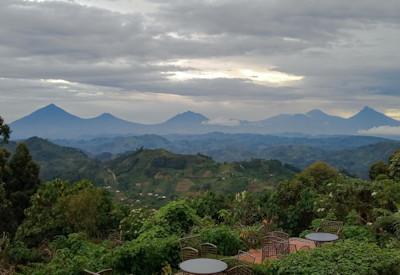 Overlooking the region's untamed wilderness