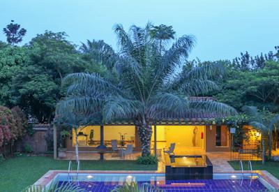 pool and gym area