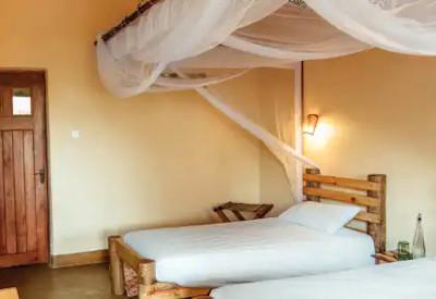 Lovely safari cottages are dotted around
