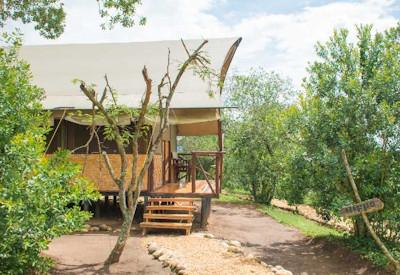 Tented budget friendly accommodation
