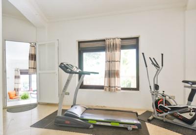 Fitness center and spa health club