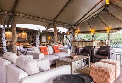 Anabezi luxury lounge in a remote safari destinations