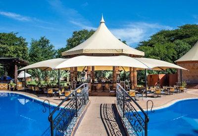 Resort large swimming pool