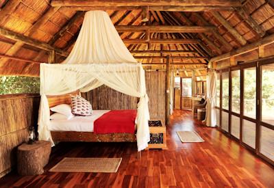 Located in the shade of a huge mahogany tree
