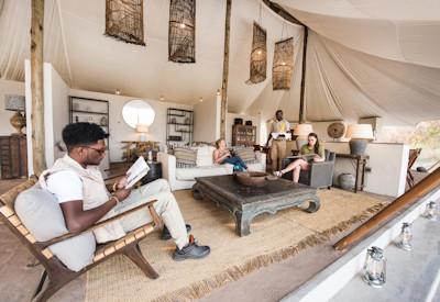 Early morning tea before game drives