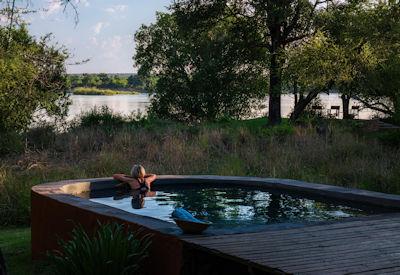 Zambezi River plunge pool