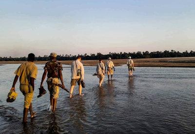 Kafunta bush walks the Three Rivers safari