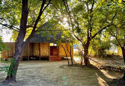 Rondavels, circular huts in Africa