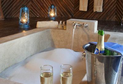 Amazing bathtubs in the South Luangwa National Park