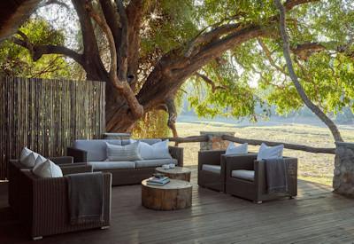 Outdoor lounge offering lovely vantage point