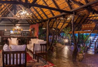 Central guest area at the lodge