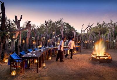 Royal Chundu outdoor dining