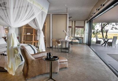 Luxurious safari camp with seven luxury suites