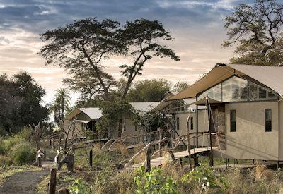 River Lodge wooden walks ways