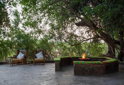 siankaba camp offers up a fire pit