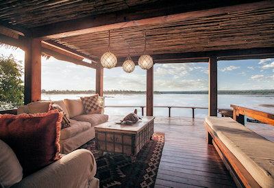Main lodge lounge area