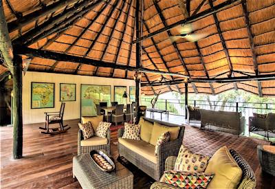 Alfresco dining area for private dinners