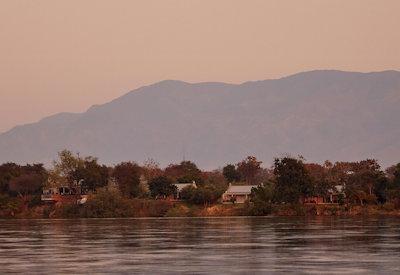 Sunset over the Zambezi River