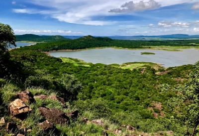 Lake kariba in Southern Africa