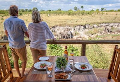 The views out over the Hwange