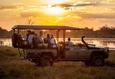 Game drives in the Hwange National Park