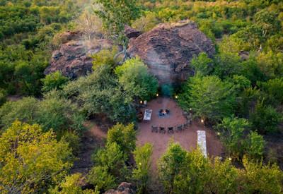 Safari lovers will love the outdoor boma area