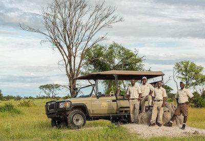 Game drives in Mana Pools