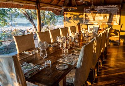 Luxurious accommodation with dedicated game drive vehicle