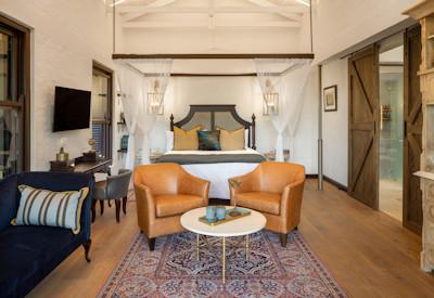 Luxury suites with walk in dressing room