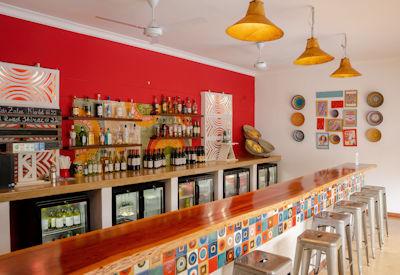 PheZulu does offer a large bar area