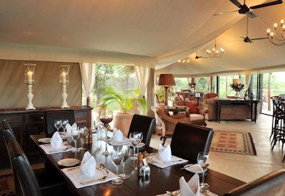 Dining room and bar