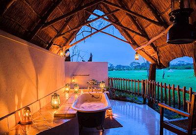 Stunning en-suite bathrooms at safari camp
