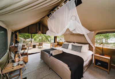 Soft path leads to stunning tented safari suites
