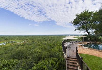 Spectacular vistas over Zambezi National Park