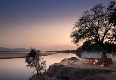 Views of the Zambezi River and valley