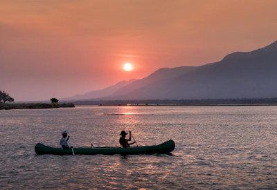 Zambezi River sunset safari