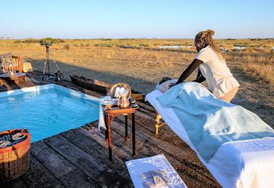 Selinda Camp spa and wellness options