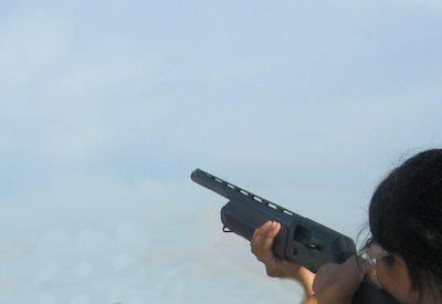 Clay target shooting team building Africa clay pigeon shotgun accuracy corporate competition safety