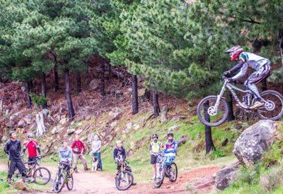 Mountain biking team building Africa on-road off-road trails all abilities corporate adventure challenge